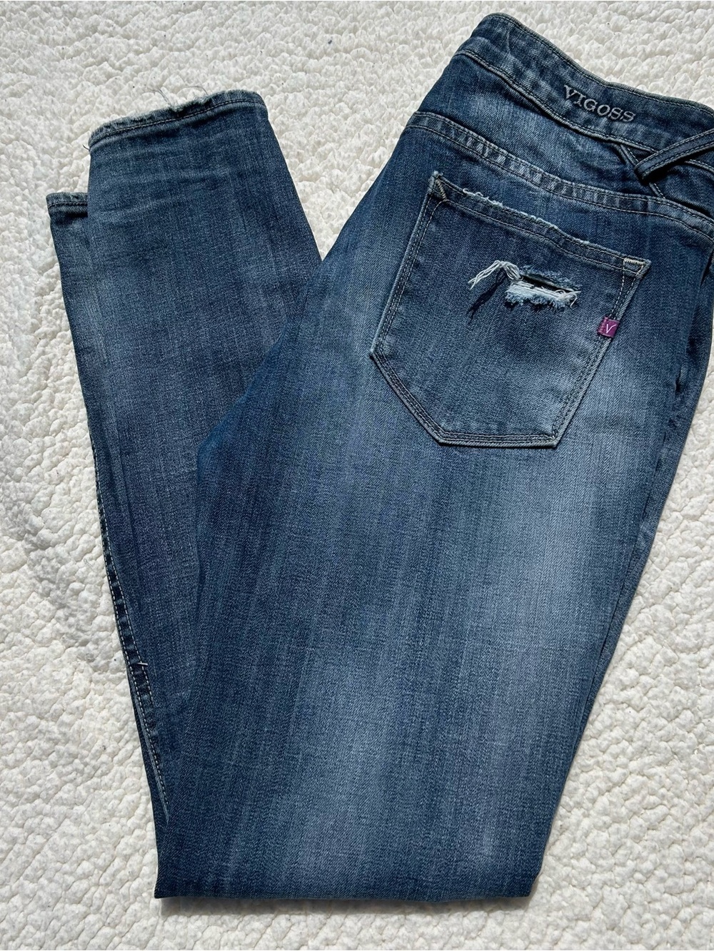 Vigoss Jagger Women’s Skinny Jeans Distressed Slim Jeans